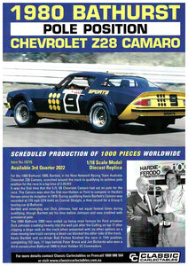 1:18 1980 Bathurst Pole Position Chevrolet Z28 Camaro