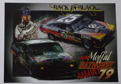 Allan Moffat Bathurst Assault 79 'Back in Black' A3 Poster