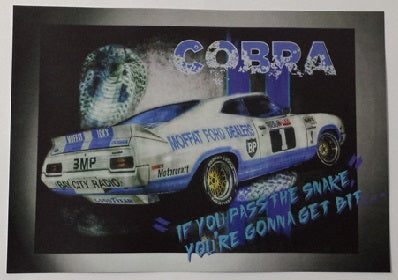 Allan Moffat 'COBRA' A3 Poster