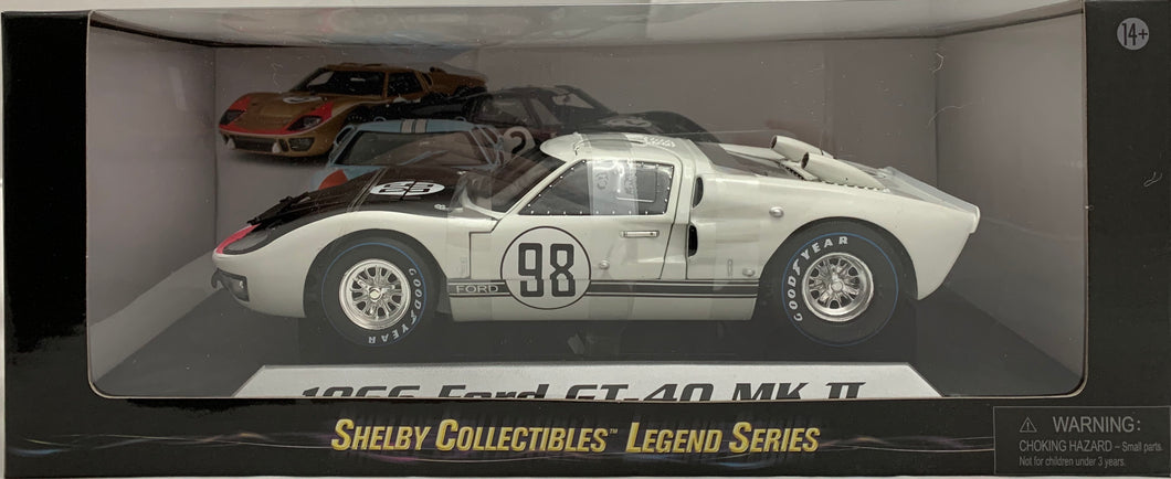 1:18 Ford Shelby 1966 GT40 MK II Gulf White #98