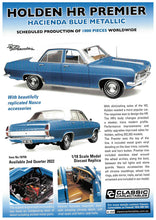 Load image into Gallery viewer, 1:18 Holden HR Premier Hacienda Blue Metallic
