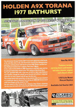 Load image into Gallery viewer, 1:18 Holden A9X Torana 1977 Bathurst
