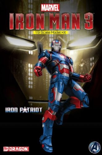 1:9 Iron Man 3 - Iron Patriot Model Kit Figurine