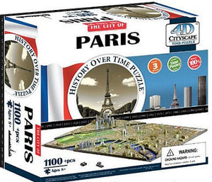 4D Cityscape Time Puzzle: PARIS - 1100+ pieces